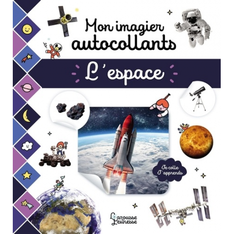 L'espace - Mon imagier autocollants - Album