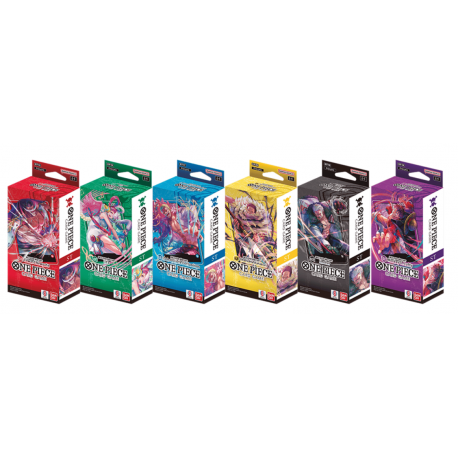 One Piece Card Game - Pack 6 decks ST15 à ST20 (FR)