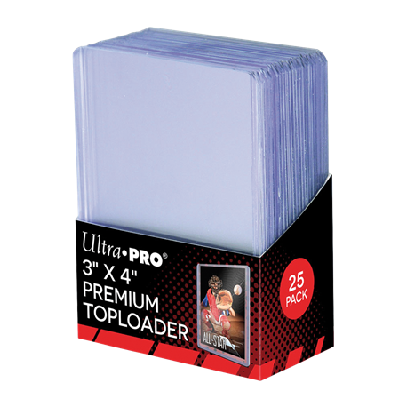 Toploader - 3 X 4 pouces ULTRA Transparents (25 pièces)