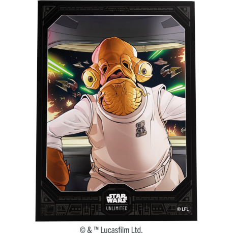 GG : SW Unlimited Art Sleeves : Admiral Ackbar