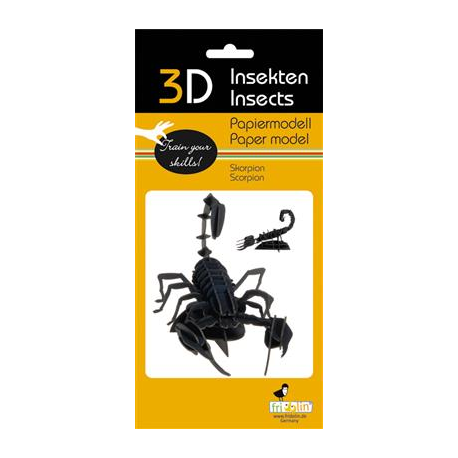 3D Paper Model - Scorpion