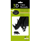 3D Paper Model - Rhinoceros