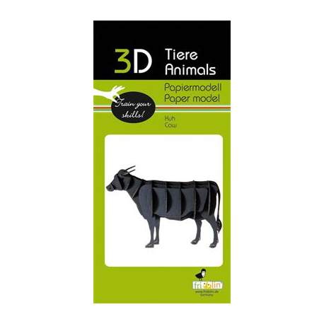 3D Paper Model - Cow