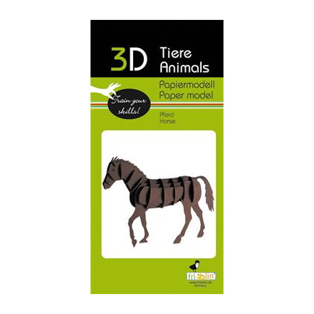 3D Paper Model - Horse