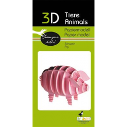 3D Paper Model - Pig