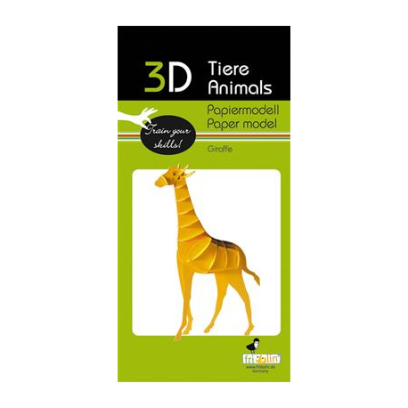 3D Paper Model - Giraffe