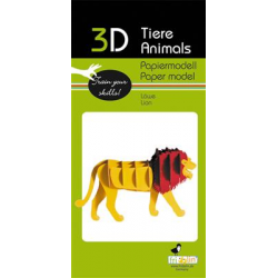 3D Paper Model - Lion