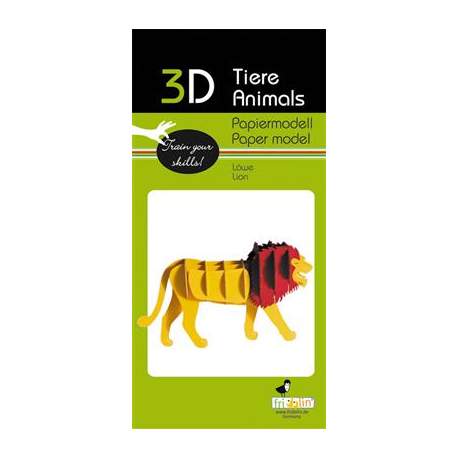 3D Paper Model - Lion