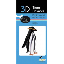 3D Paper Model - Penguin