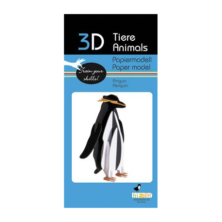 3D Paper Model - Penguin