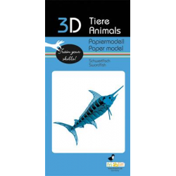 3D Paper Model - Swordfish