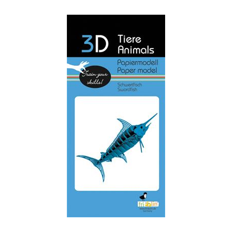 3D Paper Model - Swordfish