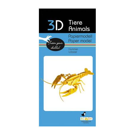 3D Paper Model - Lobster