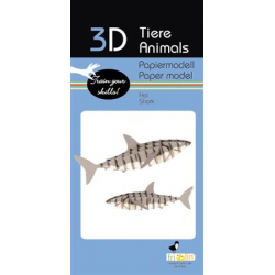 3D Paper Model - Shark