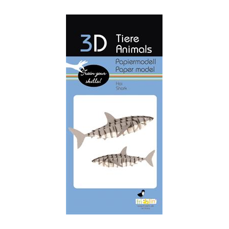 3D Paper Model - Shark