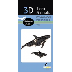 3D Paper Model - Orca