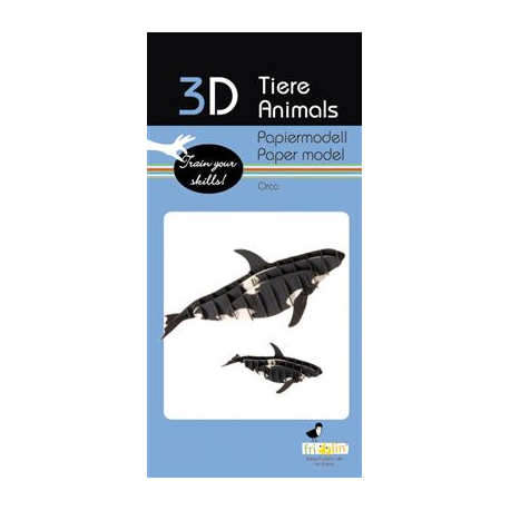 3D Paper Model - Orca