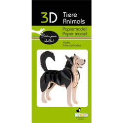 3D Paper Model - Husky