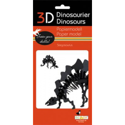 3D Paper Model - Stegosaurus