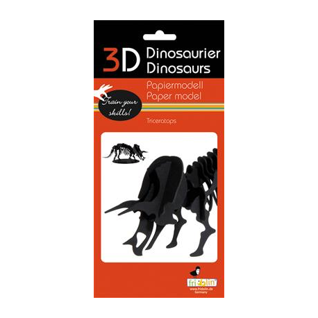 3D Paper Model - Triceratops