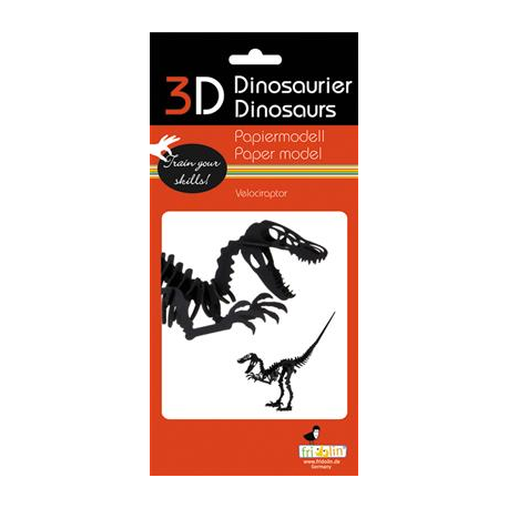 3D Paper Model - Velociraptor
