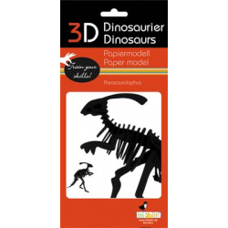 3D Paper Model - Parasaurolophus