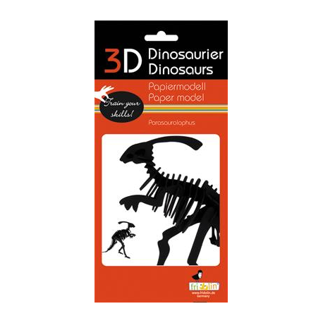 3D Paper Model - Parasaurolophus