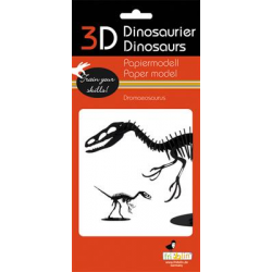 3D Paper Model - Dromaeosaurus