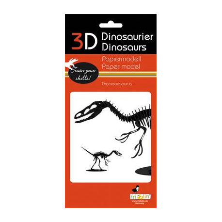 3D Paper Model - Dromaeosaurus