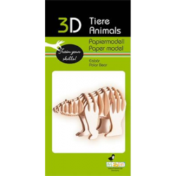 3D Paper Model - Polar bear