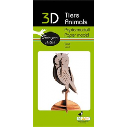 3D Paper Model - Owl
