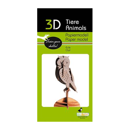 3D Paper Model - Owl