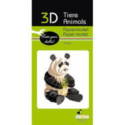 3D Paper Model - Panda