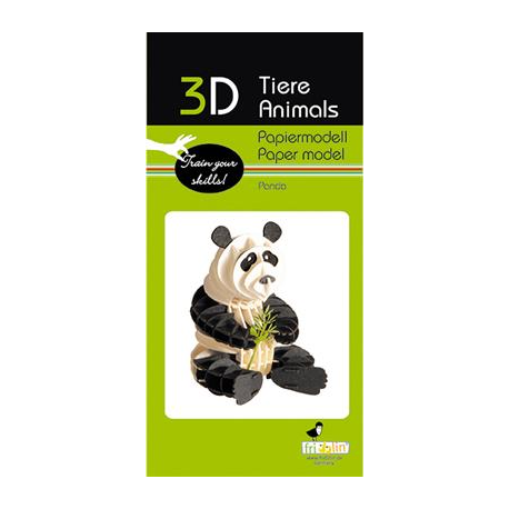 3D Paper Model - Panda