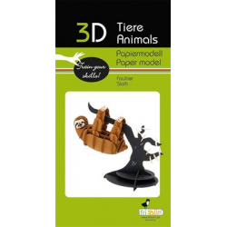3D Paper Model - Sloth
