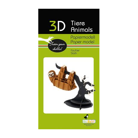 3D Paper Model - Sloth