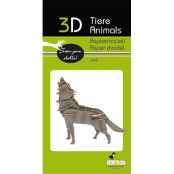 3D Paper Model - Wolf