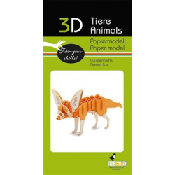 3D Paper Model - Desert Fox