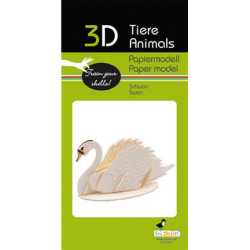 3D Paper Model - Swan