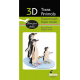 3D Paper Model - Penguin Family