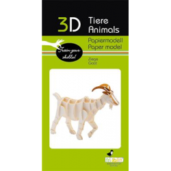 3D Paper Model - Goat