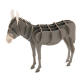 3D Paper Model - Donkey
