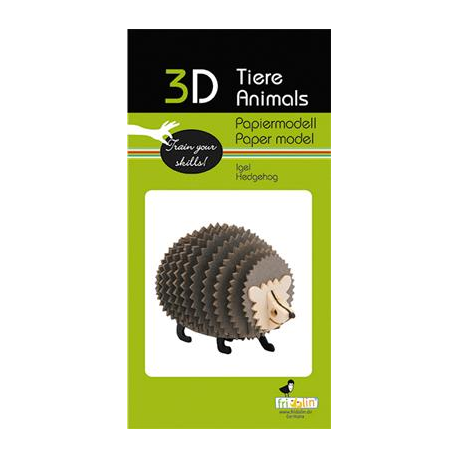 3D Paper Model - Hedgehog
