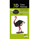3D Paper Model - Ostrich
