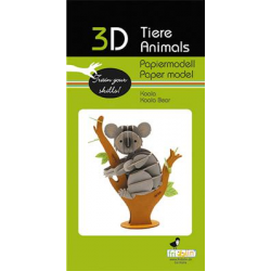 3D Paper Model - Koala bear