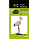 3D Paper Model - Stork