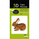 3D Paper Model - Rabbit