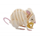 3D Paper Model - White mouse