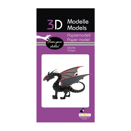 3D Paper Model - Dragon