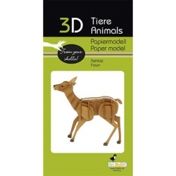 3D Paper Model - Fawn